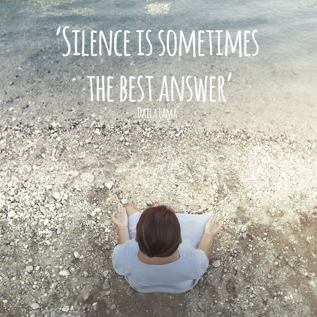 Silence is sometimes the best answer-Feeling Goods