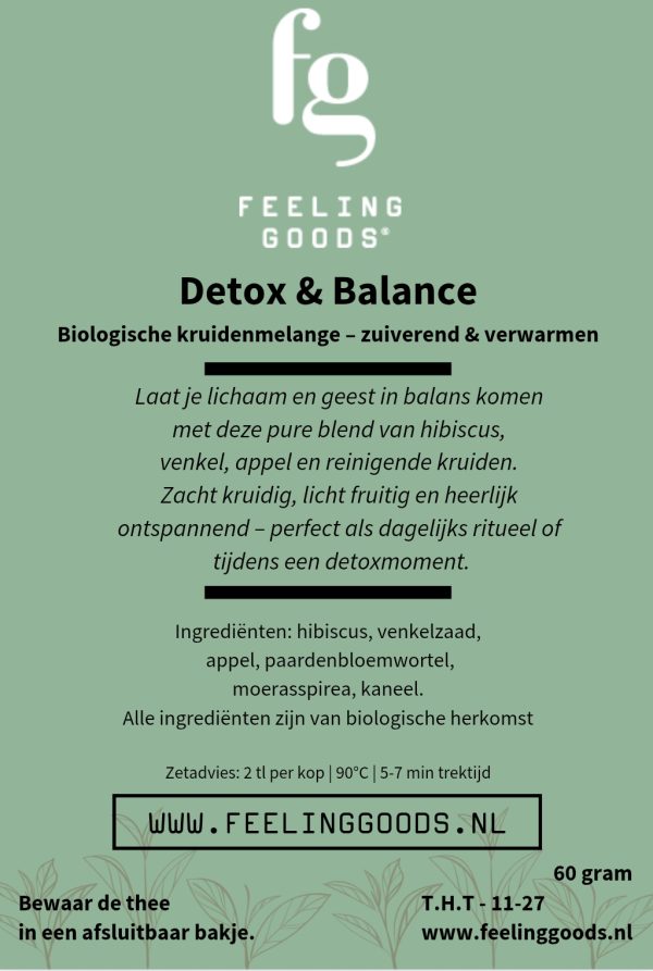 Detox & Balance kruidenmelange