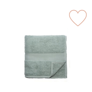 Gezichtsdoekje Bio katoen zeegroen