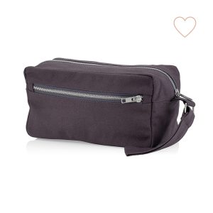 Toilettas biocanvas antraciet